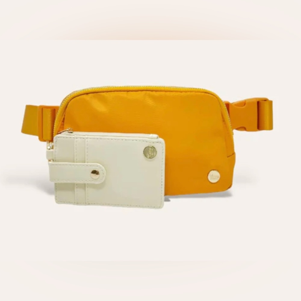 BRAND NEW WITH TAGS  All You Need Belt Bag + Wallet Pink Teal and Clementine - Picture 4 of 9